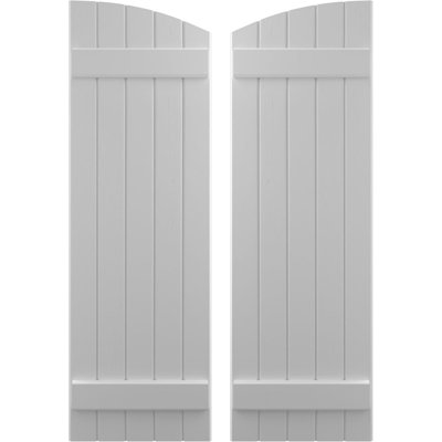 Volets de planche-n-lattes jointes avec plateau elliptique Americraft (2 lattes) (par paire)