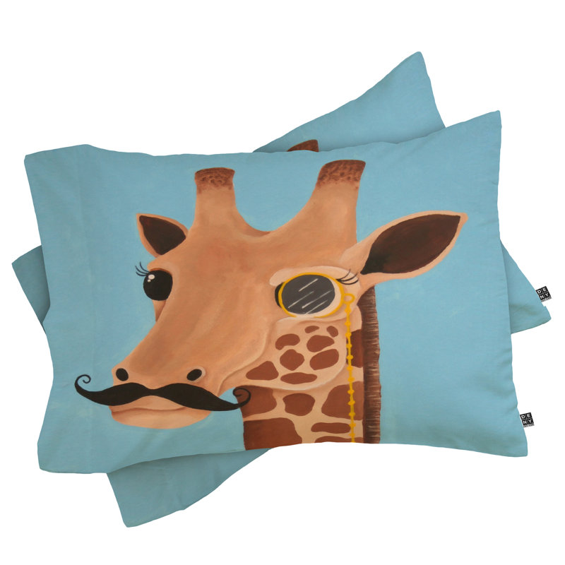 Taie d'oreiller Mandy Hazell Gentleman Giraffe, Très grand