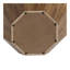 Table basse 31,5 po en bois d'hévéa naturel octogonal, table basse, chambre à coucher de salon