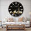 Paris Dark Silhouette - French Country Wall Clock-36850670-36858950