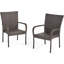 Chaise empilable en osier Pe, 1 pièce-368319147