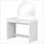 Coiffeuse élégante avec miroir lumineux à écran tactile et tiroir spacieux pour l'organisation de la chambre à coucher-129911208