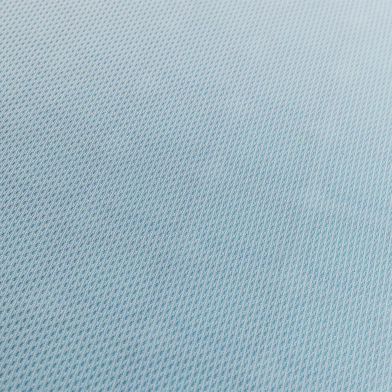 Coussin de contour de mousse mémoire de forme moyenne gel, Blanc / bleu
