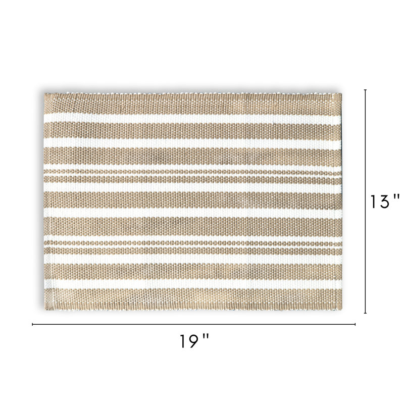 Napperon en coton 6 po Alvaro Broadway, Kaki