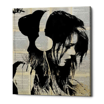 «Melody Solace» par Loui Jover, art mural sur toile
