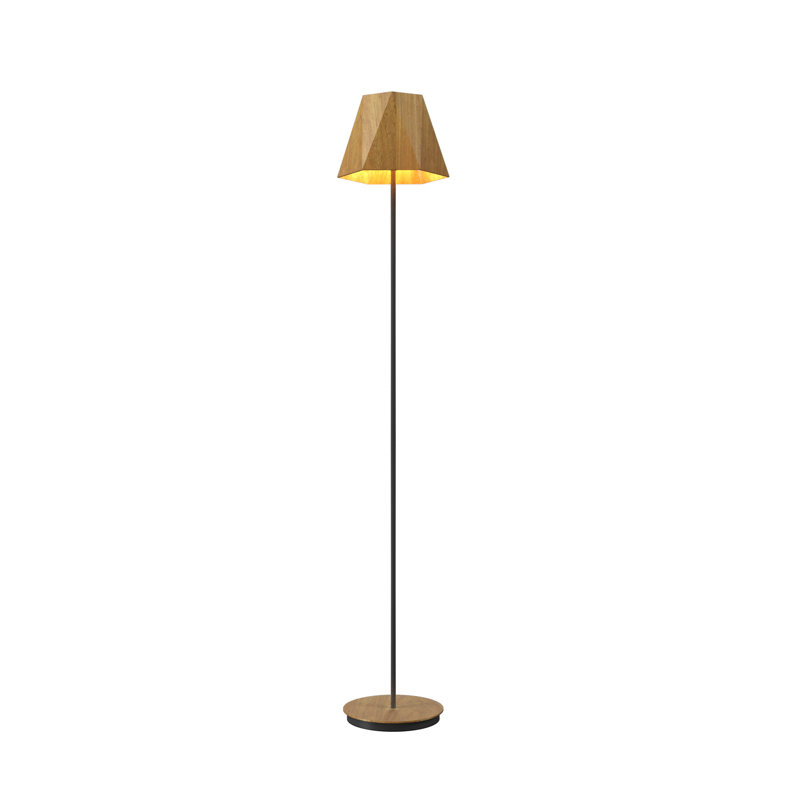 Facet Floor Lamp, Louro Freijo