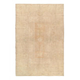 One-of-a-Kind Rectangle 6'1'' x 9'3'' 1980s Area Rug in Ivory/Beige