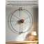 Solid Wood Skeleton Wall Clock-476820953