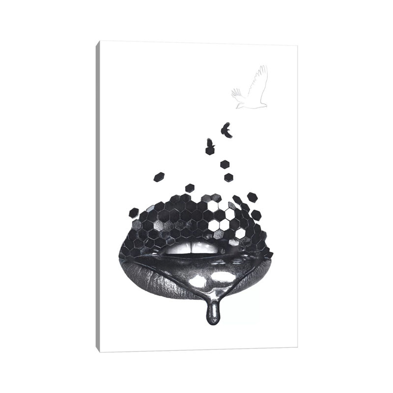 «Free Nectar» par Josiah Jones - impression sur toile tendue, H 60 po x l 40po x P 1,5 po
