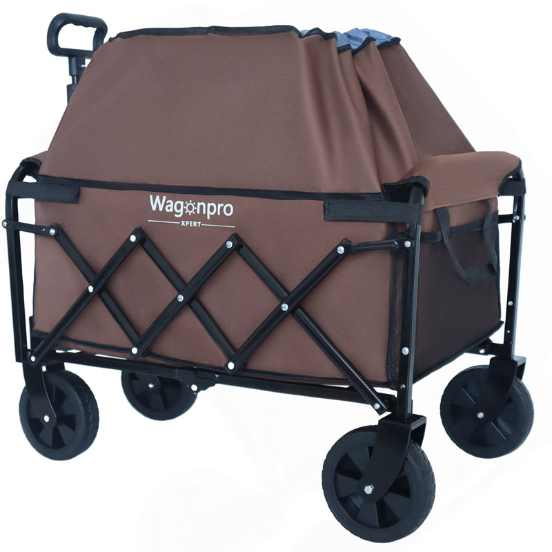Véhicule utilitaire à deux niveaux extensible avec 100% d'espace supplémentaire, Brown