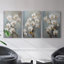 Floral Study Series LXV - ensemble de toiles tendues avec châssis Premium - prêt à être accroché-1368346481