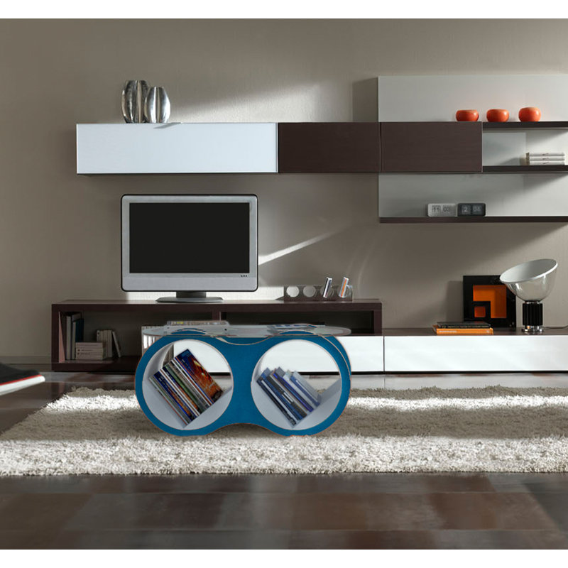 Table basse Bolla Pop, Bleu arctique