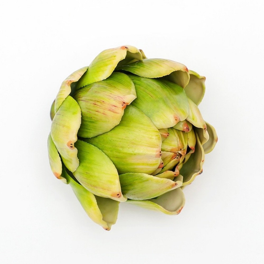 Artificial Artichokes Fake Vegetables And Fruits For Summer Kitchen Wedding Bowl And Vase Decorations, Green