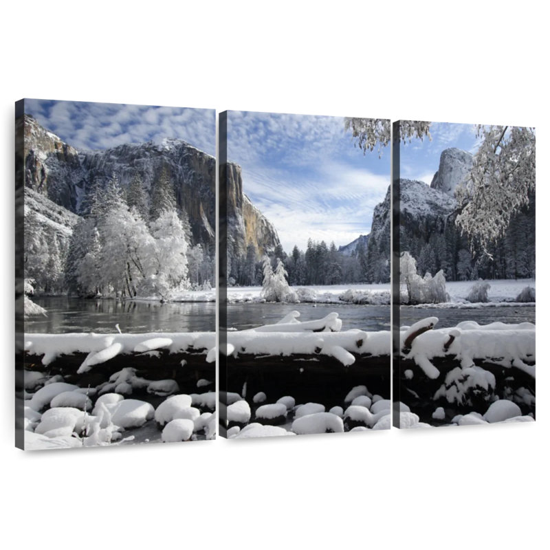 Alvord Yosemite Winter Wonderland, H 42 po x l 65 po