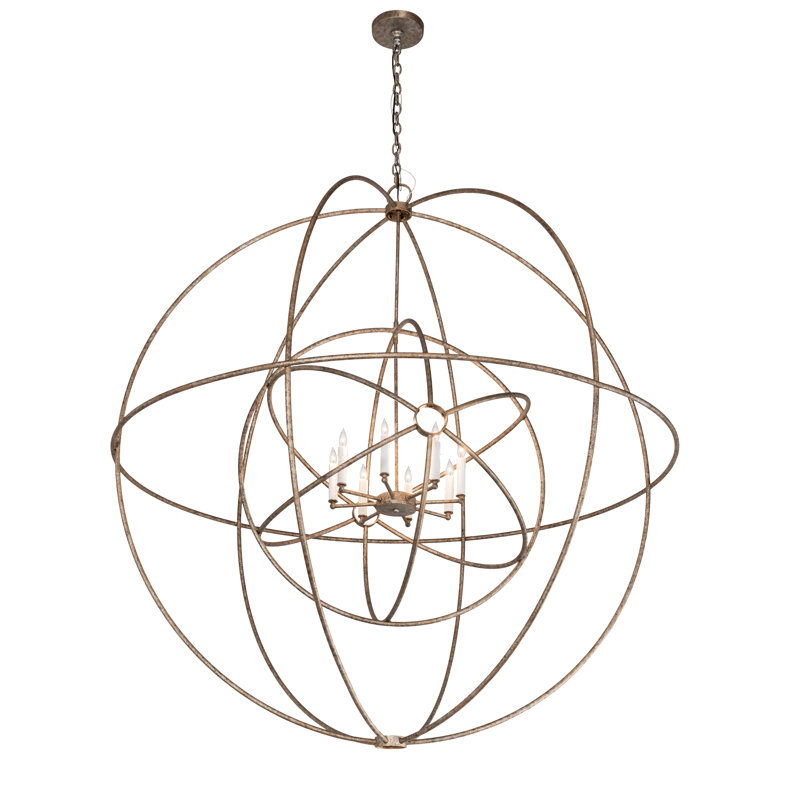 Lustre 8 lumières 60 "Atom Enerjisi