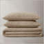 Ensemble de courtepointe 3 pièces en coton et lin, format King, 274 x 234 cm (108 x 92 pouces), avec 2 taies d'oreiller-135278206