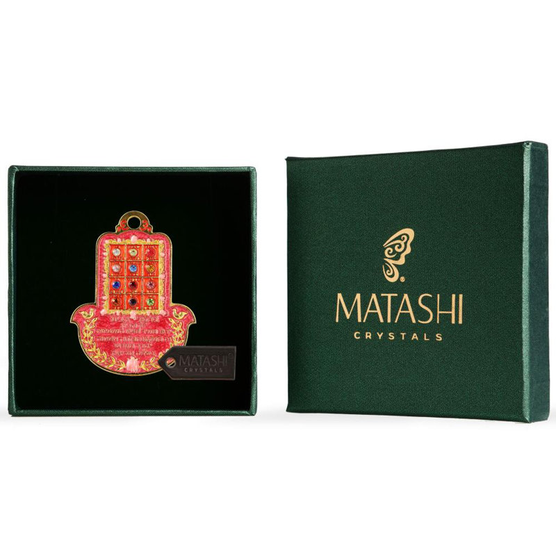 Ornement de noël en forme de hamsa maison