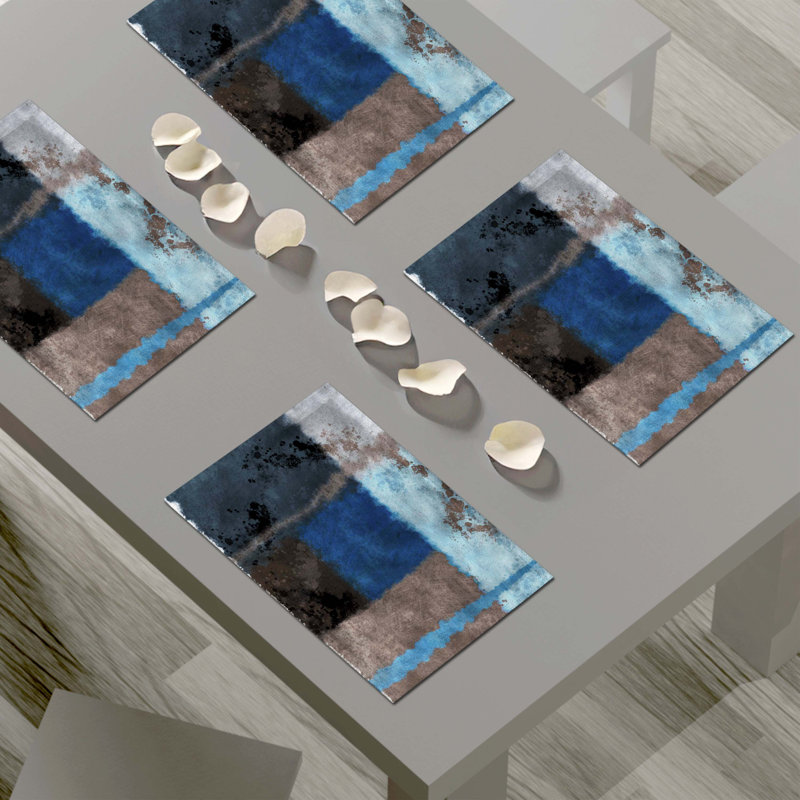 Napperon abstrait en polyester