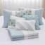 Ensemble de courtepointe en percale de coton 6 pièces avec coussins décoratifs Dawn-1033946885-1033946882