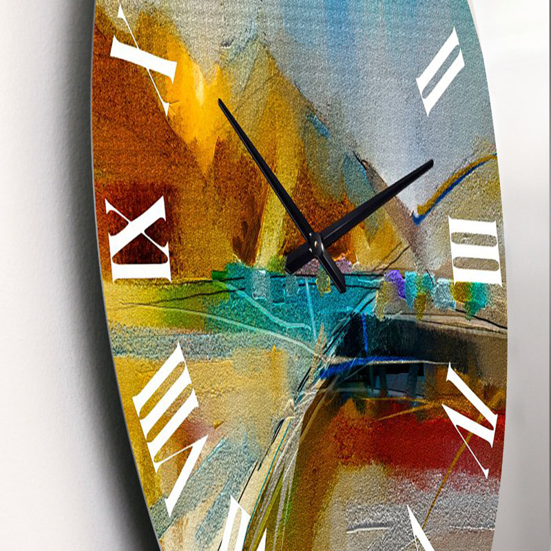 Horloge murale moderne impressionniste, Petit