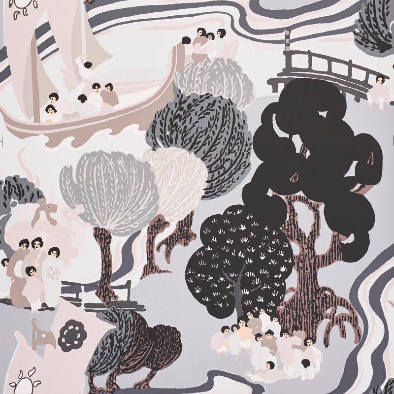Pearl River Wallpaper, Opal