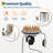 20" Portable Electric Chicken Plucker with Wheels, 500W 280 RPM Motor, 106-108 Rubber Fingers, GFCI IP54 Protection, Poultry Plucker for Chicken, Duck & Turkey-136867214