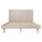 Modern Concise Style Solid Wood Grain Platform Bed Frame, Queen, Bed Frame