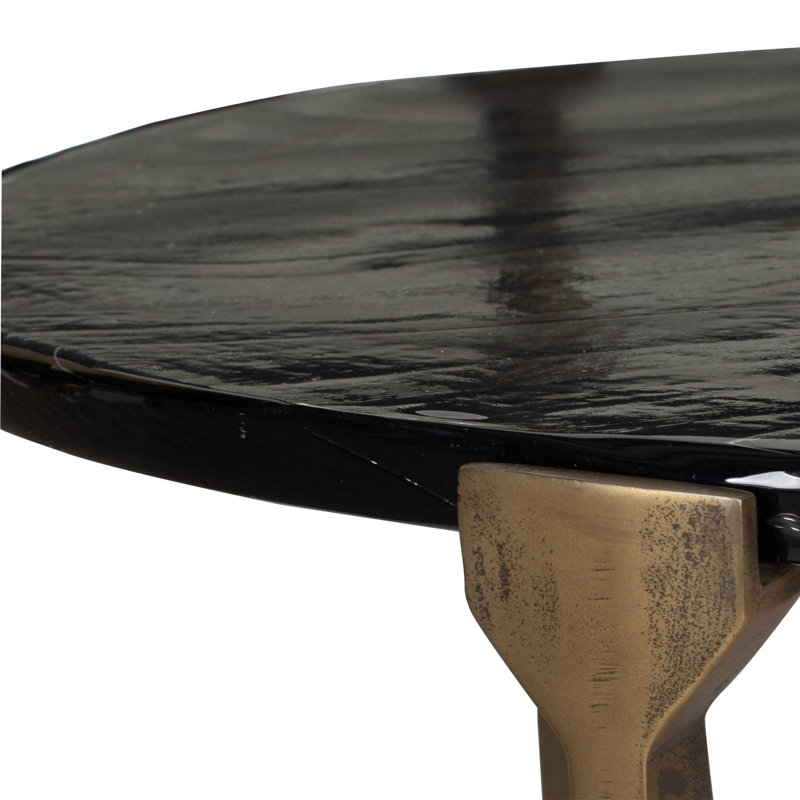 Table basse d'extérieur en laiton Ralphie Uttermost Bohdi