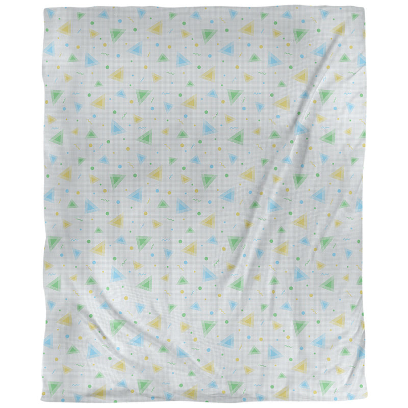 Housse de couette Katelyn Elizabeth, Housse de couette pour lit simple, Microfibre, Bleu/jaune