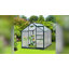 Serre en polycarbonate de 6,2 pi x 8,3 pi x 6,6 pi, ensemble de serre en aluminium robuste pour l'extérieur avec évent et porte pour jardin