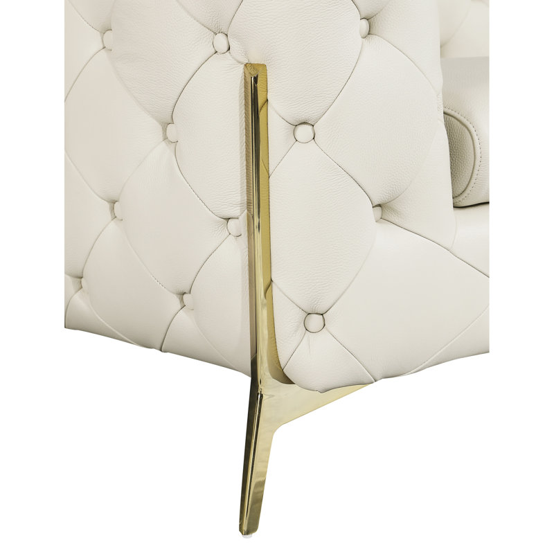 Fauteuil 100% cuir italien Global United