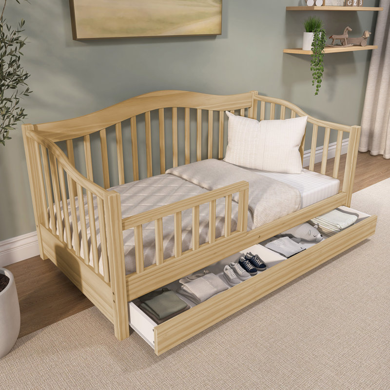 Toddler Day Bed Kids Toddler Bed Daybed, Natural