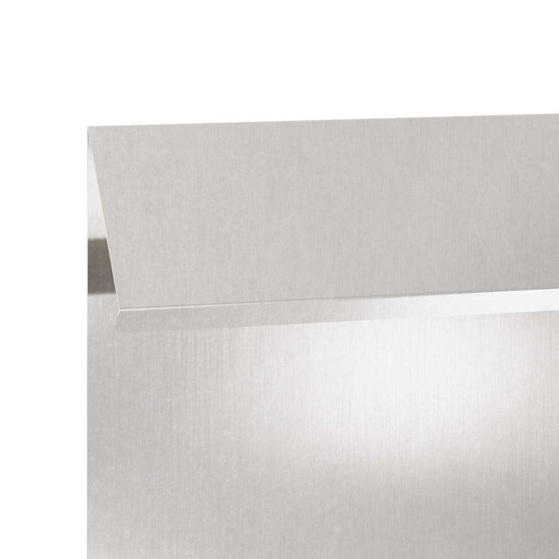 25 cm H x 50 cm W Stainless Steel