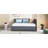 Upholstered Daybed with 2 Storage Drawers Sofa Bed Frame No Box Spring Needed, Linen Fabric