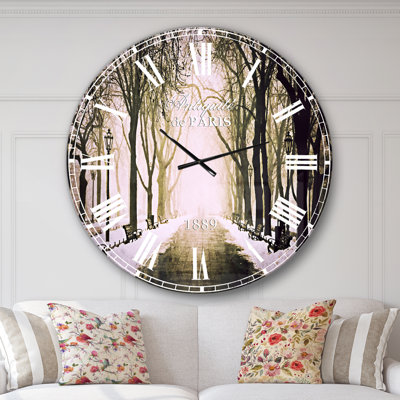 Swigart Metal Wall Clock