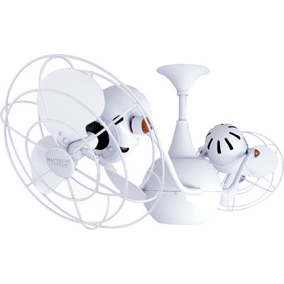 Ventilateur de plafond à 6 pales avec commande murale Vent Bettina