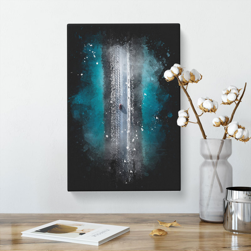 Lake Road - Wrapped Canvas, 91cm H x 60cm W x 3cm D