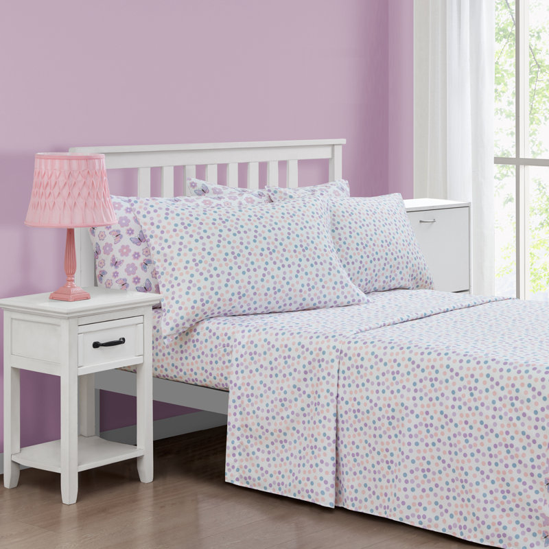 Ensemble de draps Butterfly, Ensemble de draps pour lit simple + 2 pièces supp