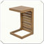 Table de bout en C pratique, durable, élégante, fonctionnelle, compacte et polyvalente