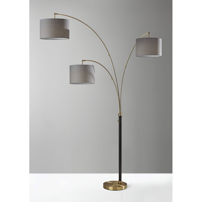 Necmiye 82'' Brass Tree Floor Lamp