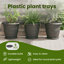 Round Flower Tray 6 Pcs Plastic-1918152166-1918152169