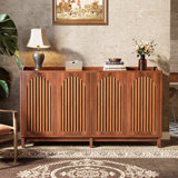 57" Sideboard Buffet Cabinet with Adjustable Shelves