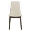 Ensemble de salle à manger rectangulaire en bois avec chaises rembourrées en cuir Vegan-1158215245