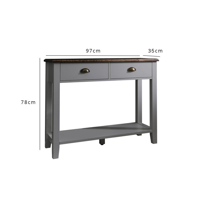 Lark Manor Kohen 97Cm Solid Wood Console Table | Wayfair.co.uk