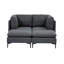Linen Modular Sectional Sofa with Easy Assembly and Custom Configuration-1341955519
