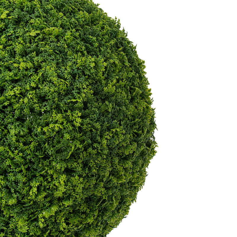 Artificial Mini Leaf Ball UV, 15" H x 15" W x 15" D