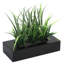 23cm Faux Plant in Manufactured Wood Planter