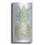 «Sketchy Pineapple 2» par Stellar Design Studio, art mural en métal, 24 po x 48 po-101673909