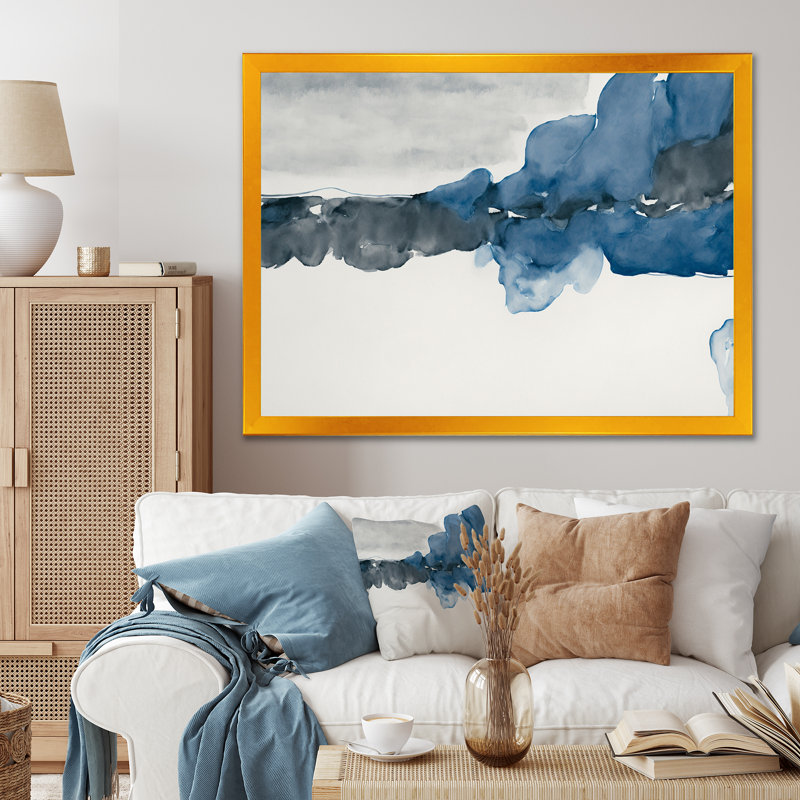 «Through The Sapphire Blue Clouds III», reproduction sur toile, H 34 po x l 44 po x P 1,5 po