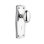 Homestead Interior Mortise Door Knob with Prairie Long Plate